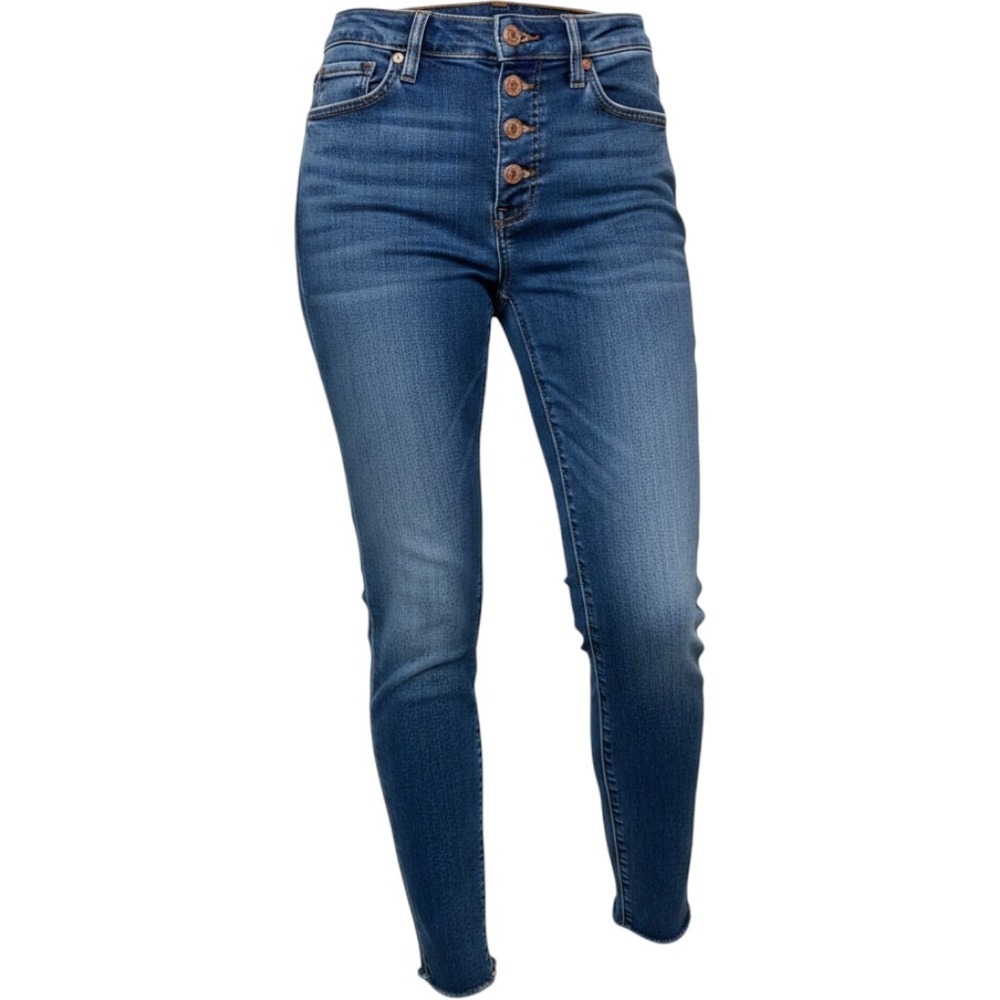 Madewell 10" High Rise Skinny Crop Jeans Women's Size 24‎ Medium Wash